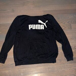 Puma hoodie BLACK. XXL